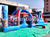 Inflatable Spiderman Obstacle Course / Obstacle Run Challenge 