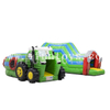 Inflatable Tractor Tunnel Obstacle Course / Bouncing Castle Slide Combo