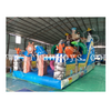 Pirate Theme Inflatable Slide Bounce House /Inflatable Pirate Ship Funcity / Amusement Park Playground