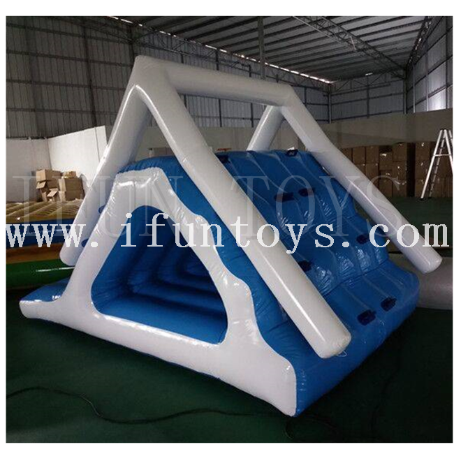 Inflatable water toys /inflatable summit express slide/ inflatable water floating climbing slide for aqua park games
