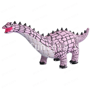 3.28ft Tall Inflatable Pink Dinosaur / Giant Dinosaur Model with Blower for Christmas/Halloween/Yard/Park Decoration