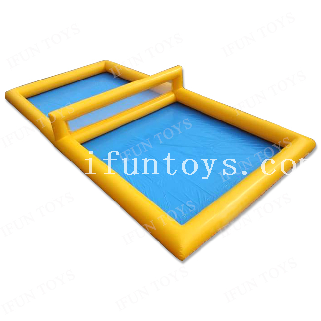 Portable Inflatable Volleyball Court / Outdoor Inflatable Volleyball Pool / Water Volleyball Field for Sport Games