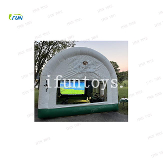 Outdoor Inflatable Igloo Golf Simulator/ Golf shot Training Tent golf simulator for entertainment