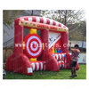 Outdoor 4 in 1 Portable Inflatable Carnival Game Includes Basketball Hoop for Event Party Rentals