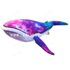 Colorful Marine Animal Balloon Large Inflatable Whale Inflatable Hanging Whale for Museum / Shopping Mall