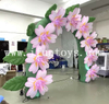 LED Light Outdoor Inflatable Flower Arch Inflatable Archway Welcome Arch for Event Entrance