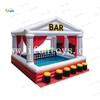 Backyard water inflatable pool bar/floating party spot with swimming pool for adults and kids party