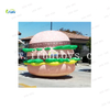 3m Outdoor inflatable promotion burger king/fack food model/hamburger balloon for advertising
