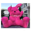 Inflatable Decorations Indoor Outdoor Promotional Event Giant Inflatable Plush Rabbit Advertising Furry Bunny for Activity