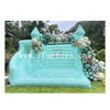 Macaron / Pastel Purple Wet /Dry Combo Bounce House Wedding Party Rental Jumping Castle Inflatable Bouncer with Slide and Pool