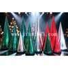Commercial Shiny Double Layer Reflective PVC Inflatable Mirror Cone Christmas Tree Decor for Stage Wedding Party Event Decoration