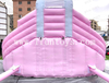 4-in-1 Inflatable Play Center Mermaid Birthday Party Bouncer with Ball Pit Heavy Duty Inflatable Mermaid Slide for Backyard