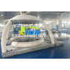 Luxury Inflatable Floating Boat Dock Platform T-Shape Drop Stitch Yacht Jet Ski Island Floating Water Party Sofa Lounge With Tent Canopy