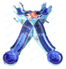 TIKI Tovi X-Treme Dual Lane Slide Tropical Themed Inflatable Water Slide with Pool for Summer Water Play Equipment