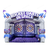 Party Rental Outdoor Rocket Darts in Space Dart Throwing Game Inflatable Axe Throwing Game for Backyard Birthday
