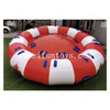 Aqua Twisting 8 Person Inflatable Spinning UFO Disco Boat Towable Tube for Water Games
