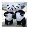 King Kong Monkey Long Fur Gray Gorilla Inflatable Mascot Costume Suit for Adults for Party Carnival