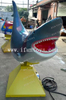Party Rentals Mechanical Bull Shark with Inflatable Safety Mat Inflatable Mechanical Shark Ride for Kids and Adults