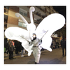 Street Performance Inflatable Butterfly Costume Inflatable Walking White Butterfly With LED Light