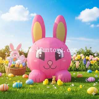Easter Festival Spring Theme Giant Inflatable Rabbit Inflatable Easter Bunny