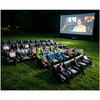 Heavy Duty Inflatable Theater Chair Durable PVC Tarpaulin Portable Sofa Chair Blow Up Lounge Couch For Outdoor Cinema Event