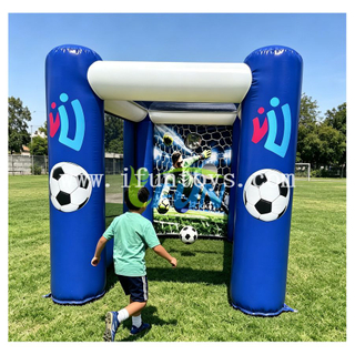 Outdoor Sport Inflatable Soccer Shootout Game Durable Inflatable Football Goal Target Net for Kids Training and Events