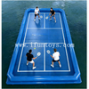 Commercial Grade Inflatable Floating Pickleball Court Portable Water Sports Platform Arena for Lake & Resort Durable Drop Stitch Material