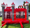 Commercial Inflatable Bouncer Slide Combo Circus Theme Carnival Jumping Castle 0.55mm PVC for Party Rental Business