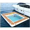 Custom Size Drop Stitch Inflatable Floating Yacht Ocean Pool Anti Jellyfish Net Sea Swimming Pool for Boat