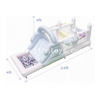 Party Rental PVC Pastel Inflatable Obstacle Course Bounce House With Water Slide Pool / Ball Pit for Children