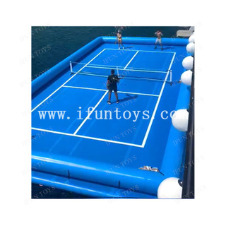 Water Sport Platform Island Floating Inflatable Pickleball Tennis Court Floating Island for Pickleball