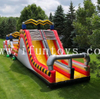 commercial high voltage adult outdoor inflatable playground equipment/inflatable run obstacle course/inflatable wipeout obstacle