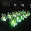 Alice in wonderland lighted flower inflatable decorative flowers & plants for event party decoration