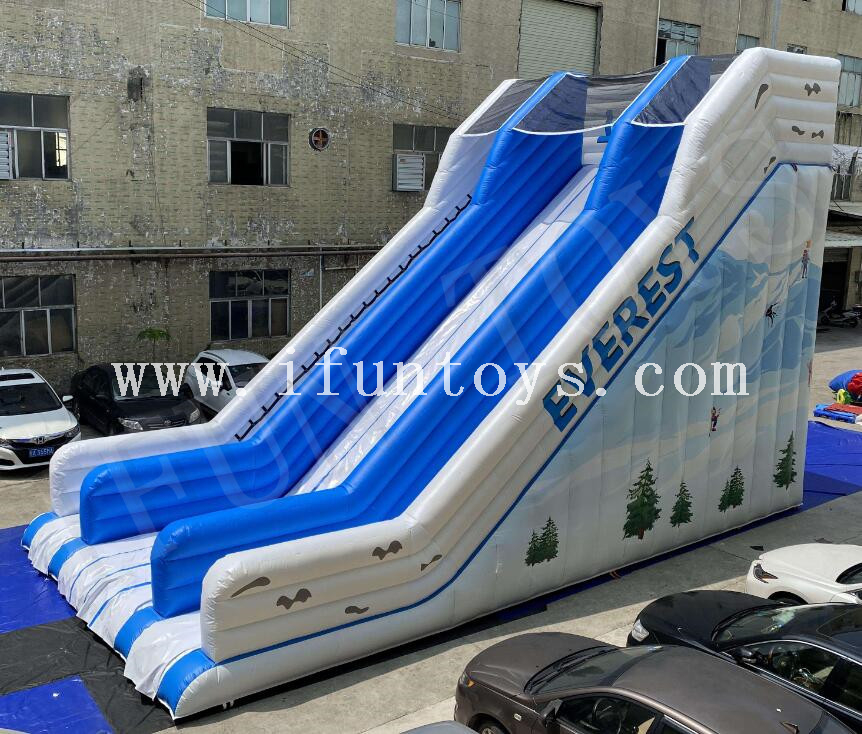 Everest Inflatable Dry Slide / Everest Ice Slide / Inflatable Amusement Park Slide for Kids and Adults