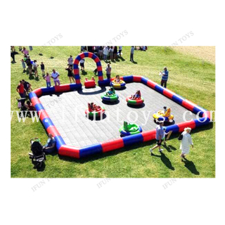 Commercial Inflatable Bumper Car Field Air Sealed Go Karts Inflatable Arena for Sport Games