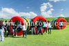 Interactive Team Building Party Games Lawn Inflatable Hamster Wheels Inflatable Roller Wheel for Adults And Kids
