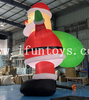 6m Tall Giant Christmas Decoration Inflatable Santa Claus with LED Light for New Year Holiday