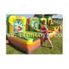 Outdoor 4 in 1 inflatable carnival games for sales with oxford fabric light material