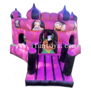 Mini Size Kids Soft Play House Inflatable Pink Jumping Bouncer Castle Inflatable Jumper for Children