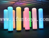 Illuminated Led Inflatable LED advertising pillar column/ tube cylinder for wedding party decoration