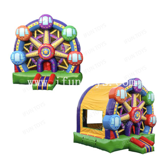 Most Popular Ferris Wheel Bouncer Kids Inflatable Jumper House Bouncy Castle for Party Rental