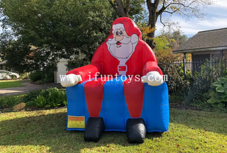 Cube Decoration Furniture Inflatable Santa Claus Chair/Inflatable King Throne Sofa For Party