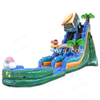 Beach Camper Bouncer Slide Combo Inflatable Wet Dry Slide Water Slides With Detachable Pool Backyard Party