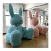 Inflatable Decorations Indoor Outdoor Promotional Event Giant Inflatable Plush Rabbit Advertising Furry Bunny for Activity