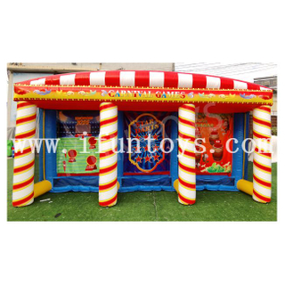 Party Rental 3 in 1 Inflatable Carnival Game Amusement Park Inflatable Sports Game for Kids And Adults