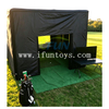 Custom Inflatable Golf Simulator Cage Tent Outdoor Indoor Blow up Golf Simulator Enclosure with Movie Screen for Golf Training