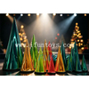 Commercial Shiny Double Layer Reflective PVC Inflatable Mirror Cone Christmas Tree Decor for Stage Wedding Party Event Decoration
