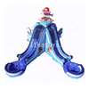 TIKI Tovi X-Treme Dual Lane Slide Tropical Themed Inflatable Water Slide with Pool for Summer Water Play Equipment