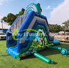 Heavy Duty T-Rex Inflatable Jurassic Park Water Slide Custom Durable PVC Tarpaulin Inflatable Slide with Removable Pool