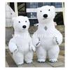 King Kong Monkey Long Fur Gray Gorilla Inflatable Mascot Costume Suit for Adults for Party Carnival